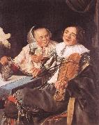 LEYSTER, Judith Carousing Couple oil